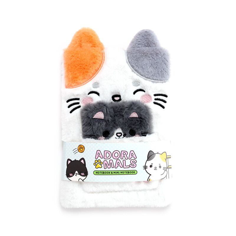 Adoramals lola de kat pluche notitieboekje bouwel