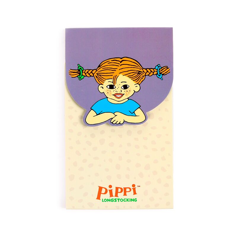 Pippi langkous openklapbaar memoblok