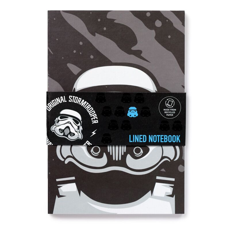 Het originele Stormtrooper gerecycled a5 gelinieerd notitieboekje