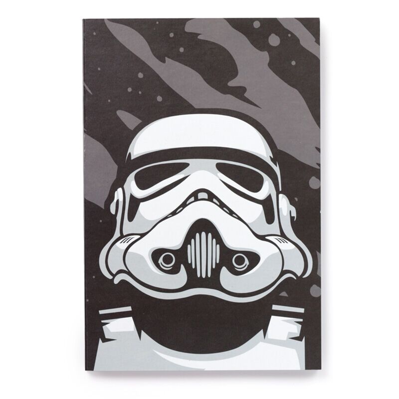 Het originele Stormtrooper gerecycled a5 gelinieerd notitieboekje
