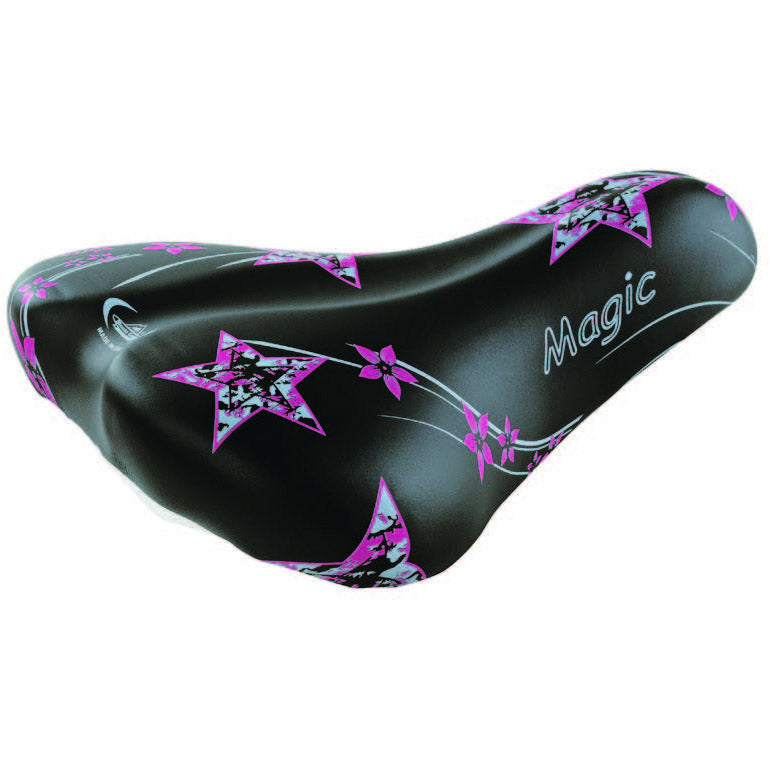 Selle monte grappa monte grappa kinderzadel magic zwart roze