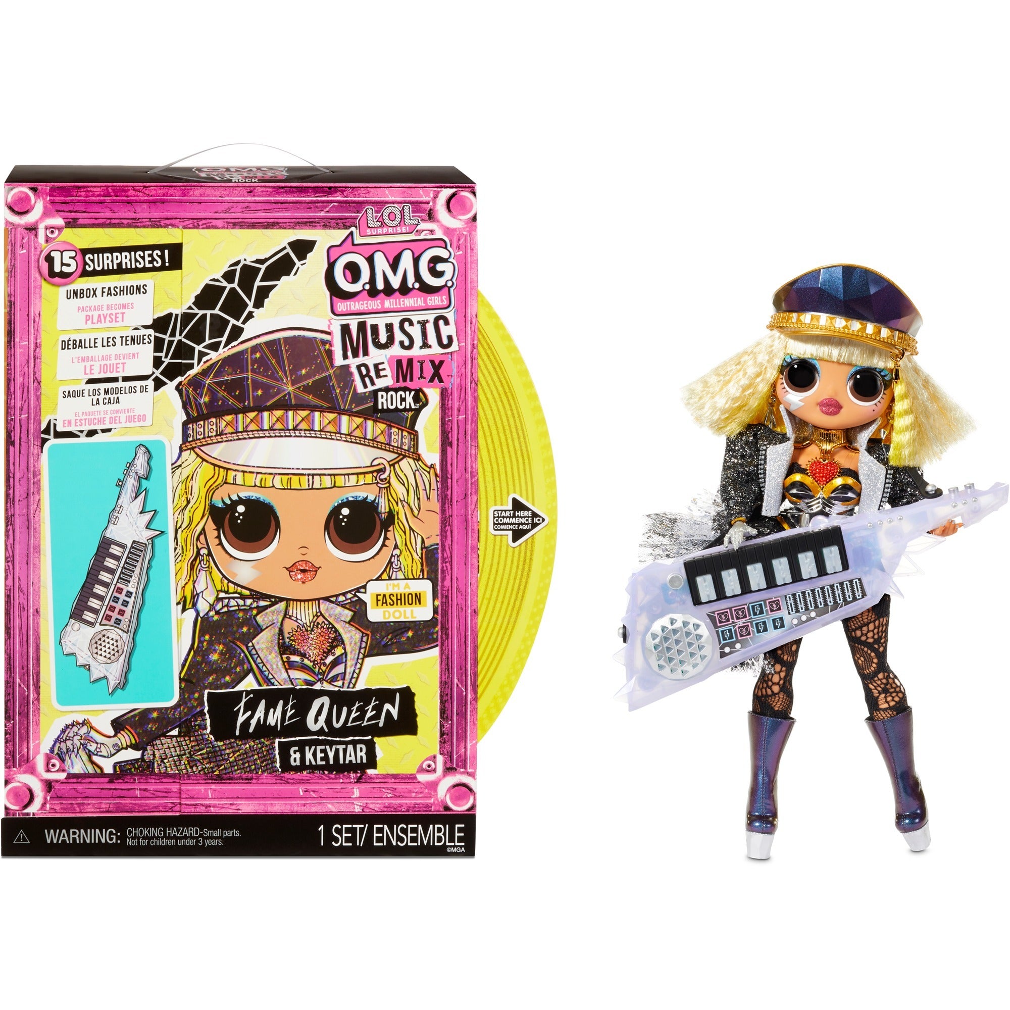 LOL Surprise OMG Pop Remix Rock- Fame Queen en Keytar