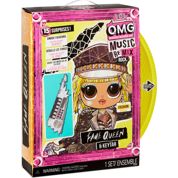 L.O.L. Surprise OMG Pop Remix Rock-  Fame Queen and Keytar