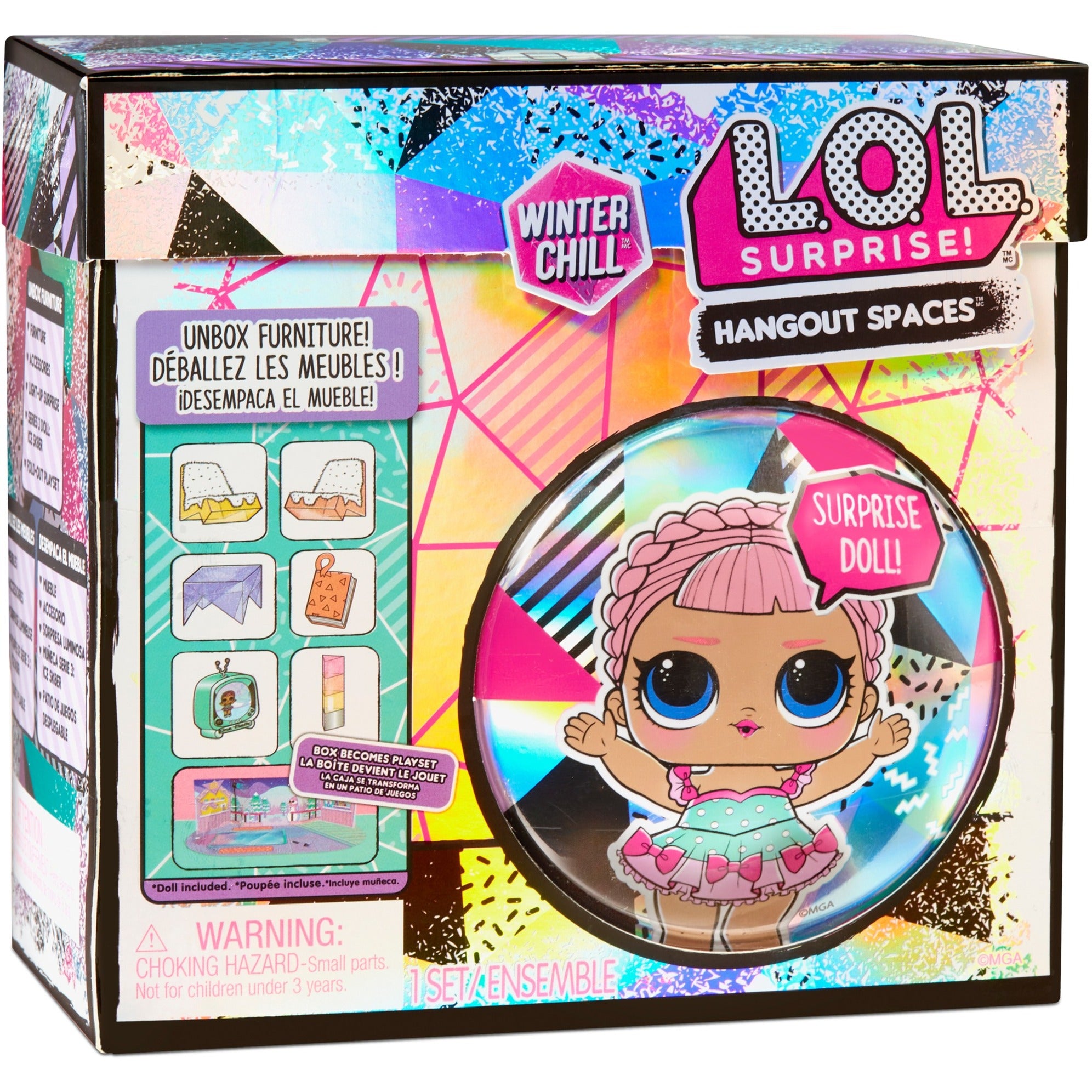 MGA Entertainment Verrassing! Winter Chill Hangout Spaces Sty