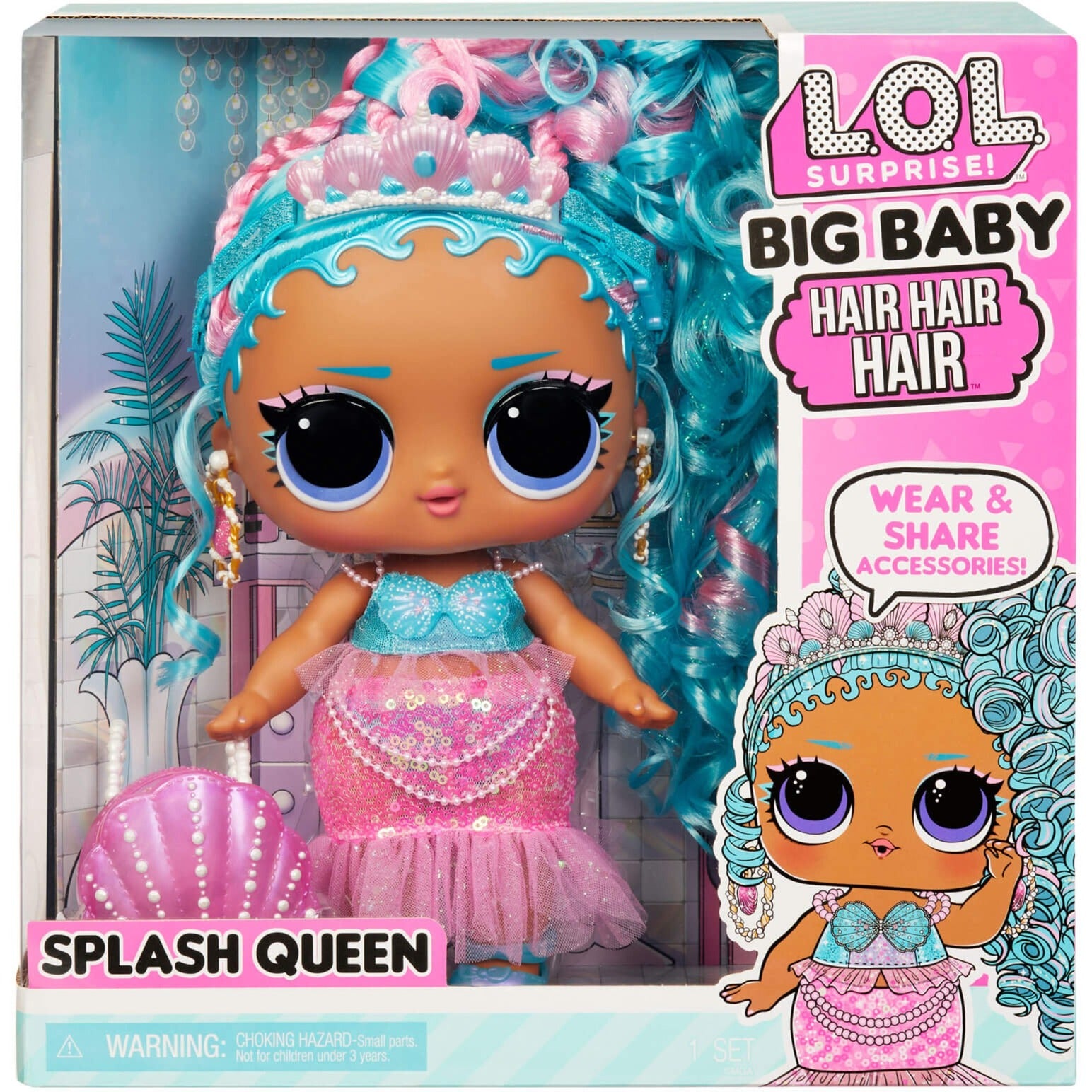 MGA Entertainment Verrassing! Baby Haar Haar Haarpop -