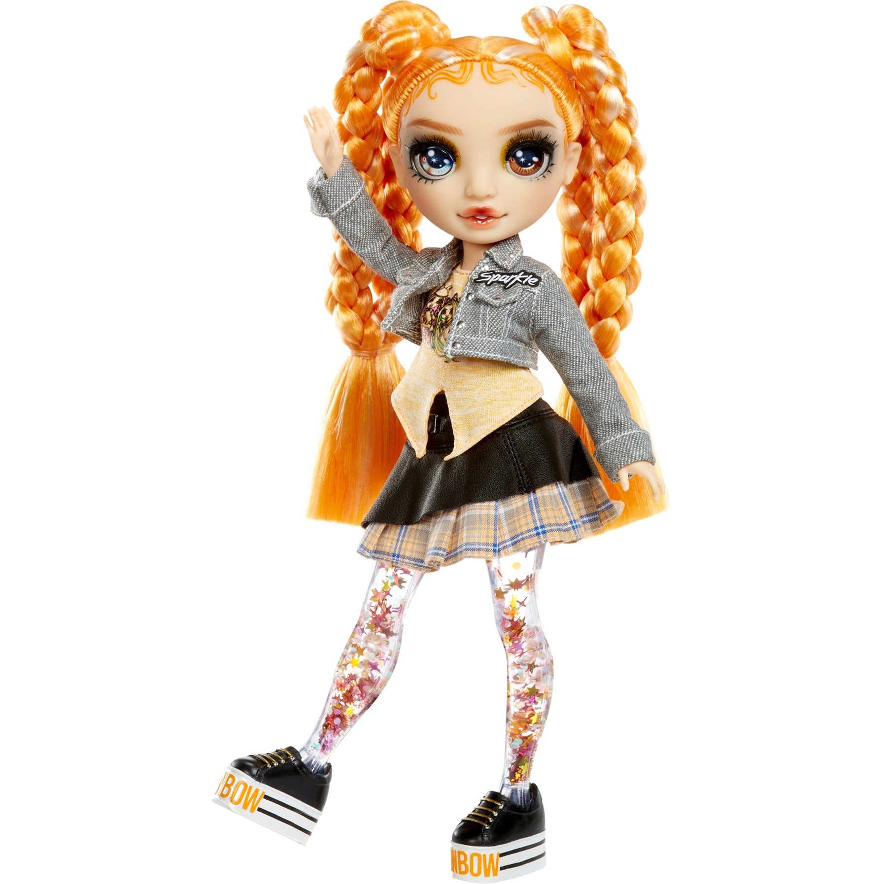 Regenboog hoge sprankeling en glans mode modepop - clementine