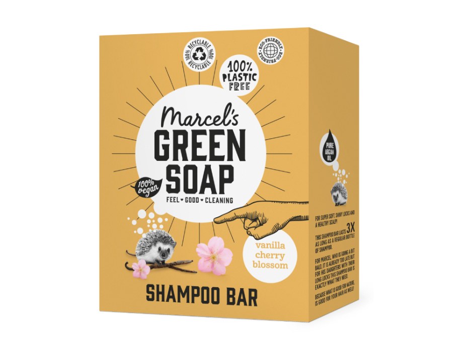 Marcels Green Soap Shampooreep Vanille Kersenbloesem 90g