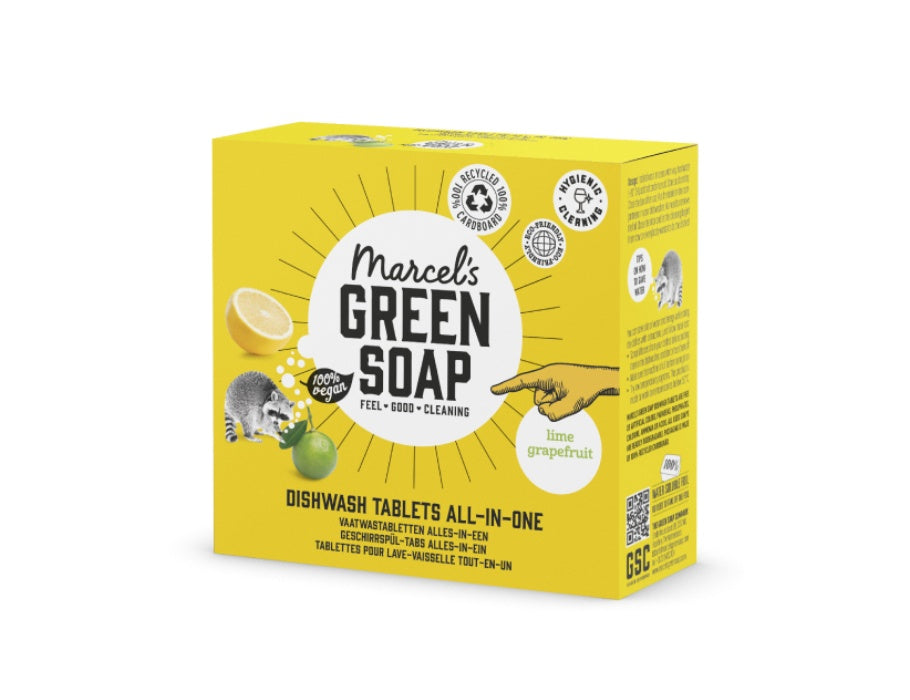 Marcels Green Soap Vaatwastabletten Alles-in-één 25 Stuks