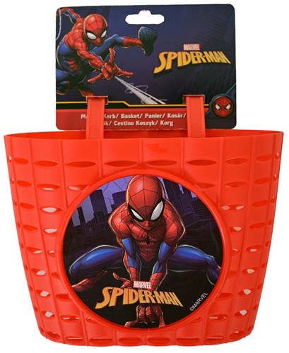 Volare spider-man plastic mandje - jongens - rood