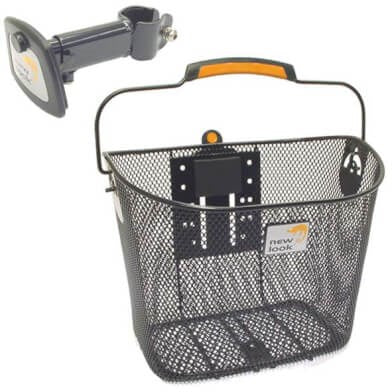 fietsmand Toscane Smartlock voor 19 liter zwart