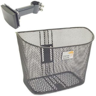 Bicycle basket Tuscany for 19 liters black