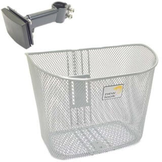Bicycle Basket Tuscany 19 Litre Silver