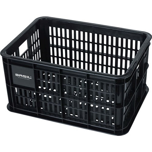 Basil fietskrat S - klein - 17,5 liter - zwart