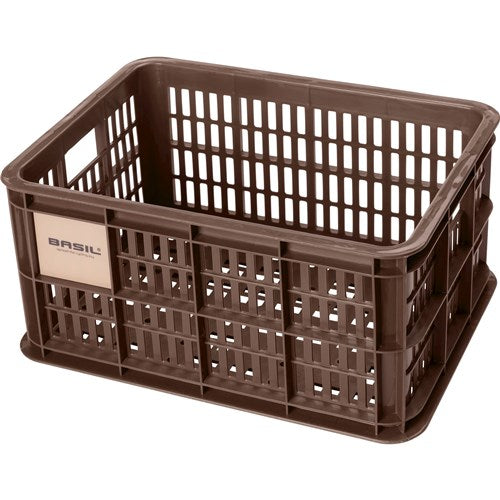 Basil fietskrat S - klein - 17,5 liter - bruin
