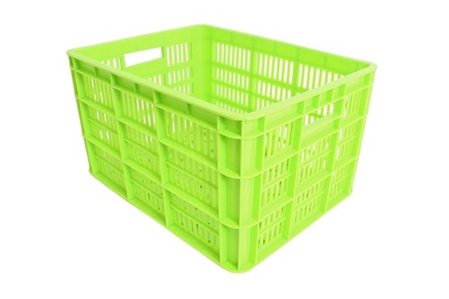 Tormino PVC crate medium green 32L 41x31x23