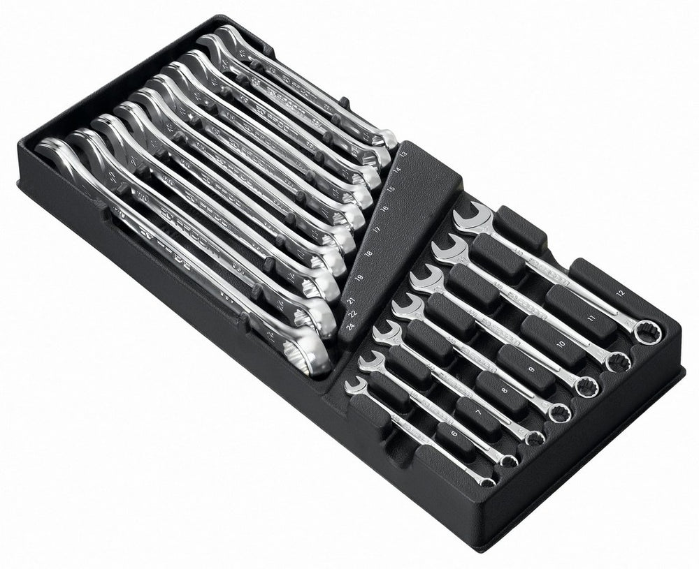 Facom module met 17 ringsteeksleutels met ogv-profiel - mod.440-1xl