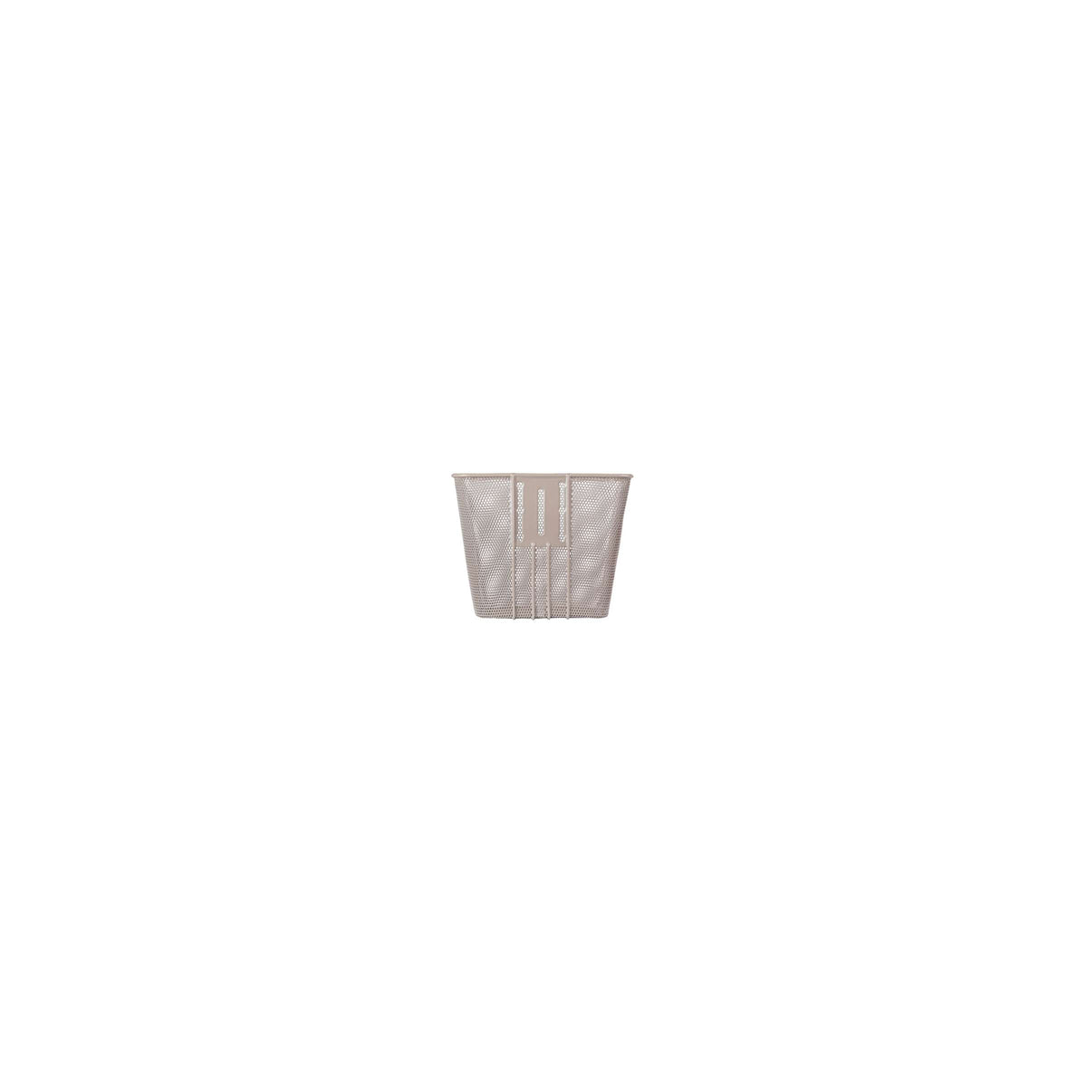 Basil b.v. fietsmand basil bilbao met vaste montage 26 x 22 x 27 cm - nude metallic