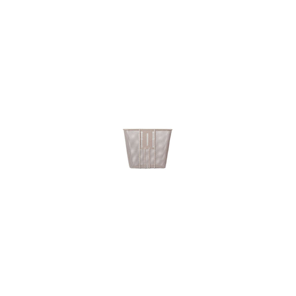 Basil b.v. fietsmand basil bilbao met vaste montage 26 x 22 x 27 cm - nude metallic