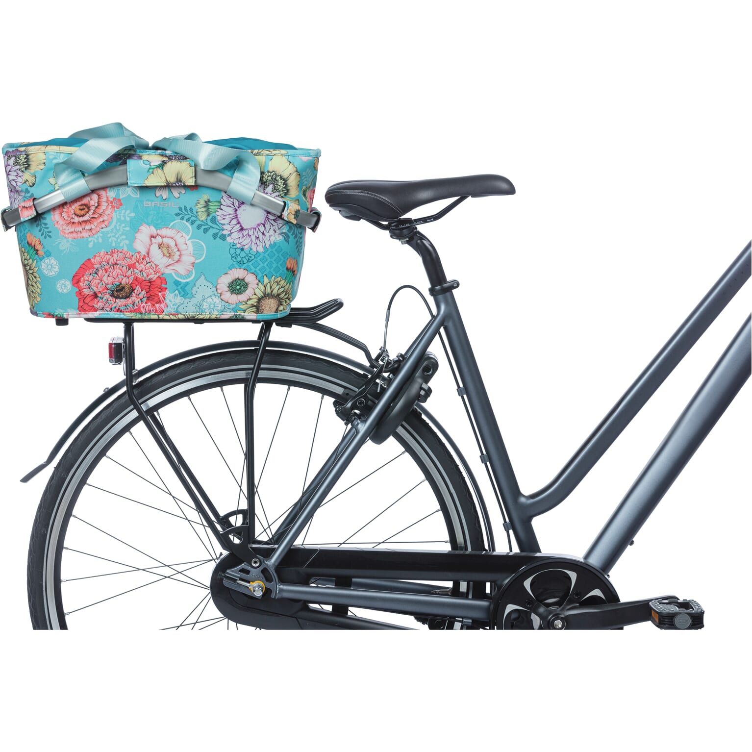 Fietsmand Basil Bloom Field Carry All Rear MIK 22 liter 48 x 28 x 24 cm - blauw