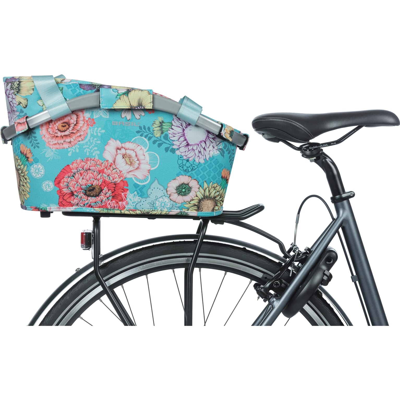 Fietsmand Basil Bloom Field Carry All Rear MIK 22 liter 48 x 28 x 24 cm - blauw