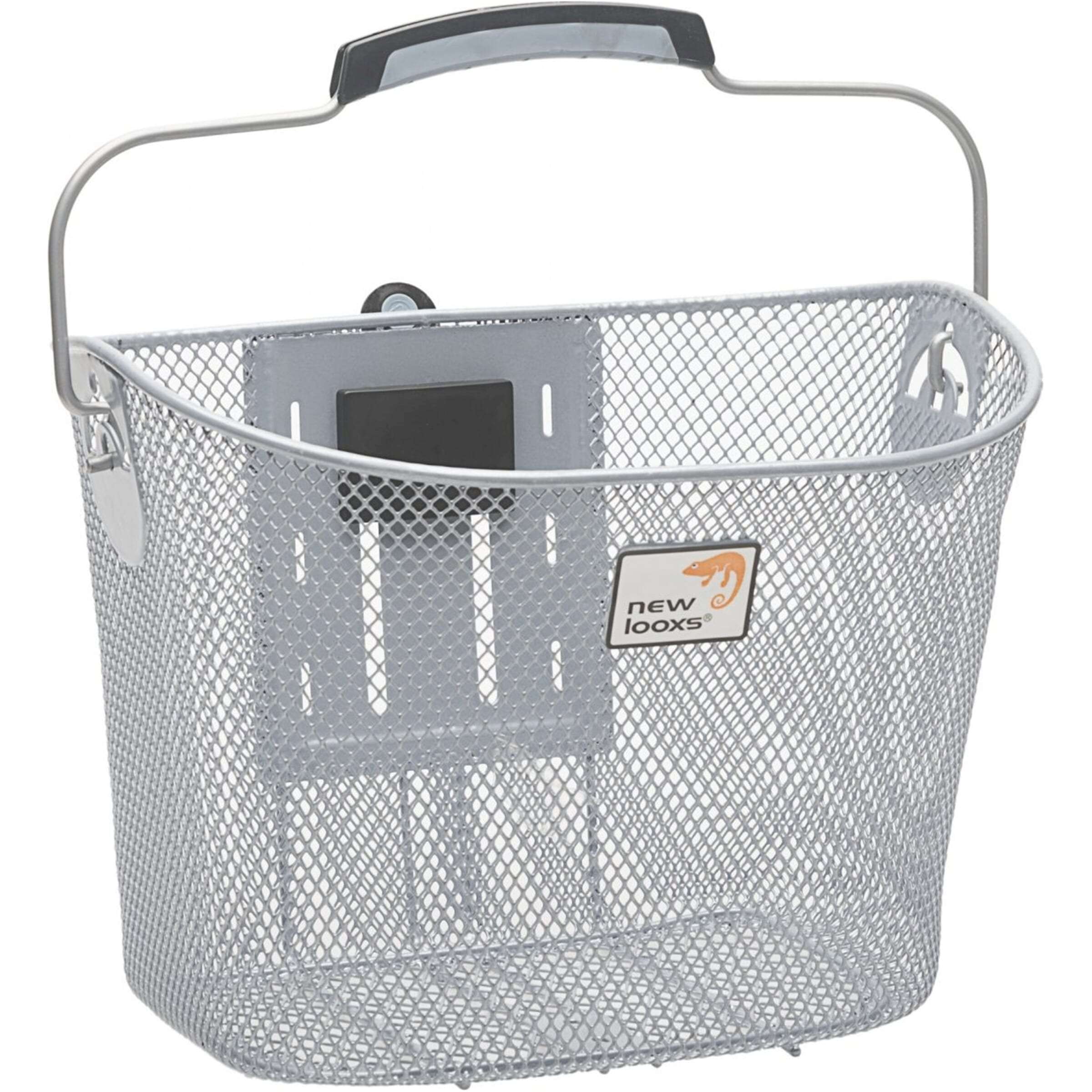 fietsmand Toscane Smartlock voor 19 liter zilver