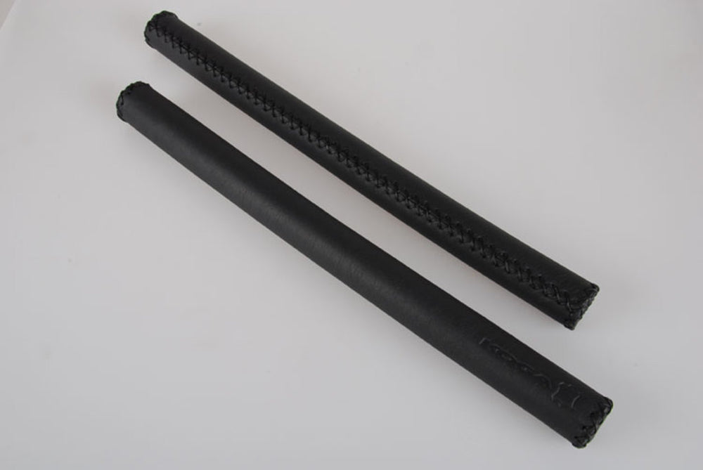 Velo handvat set lang leer set open zwart