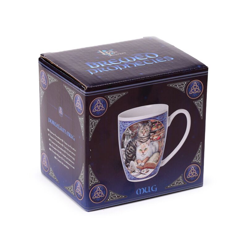 Lisa parker brewed prophecies kat porselein mok