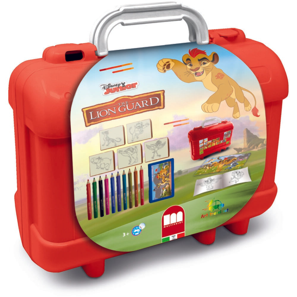 Disney leeuwenwacht kleuren stempel kofferset