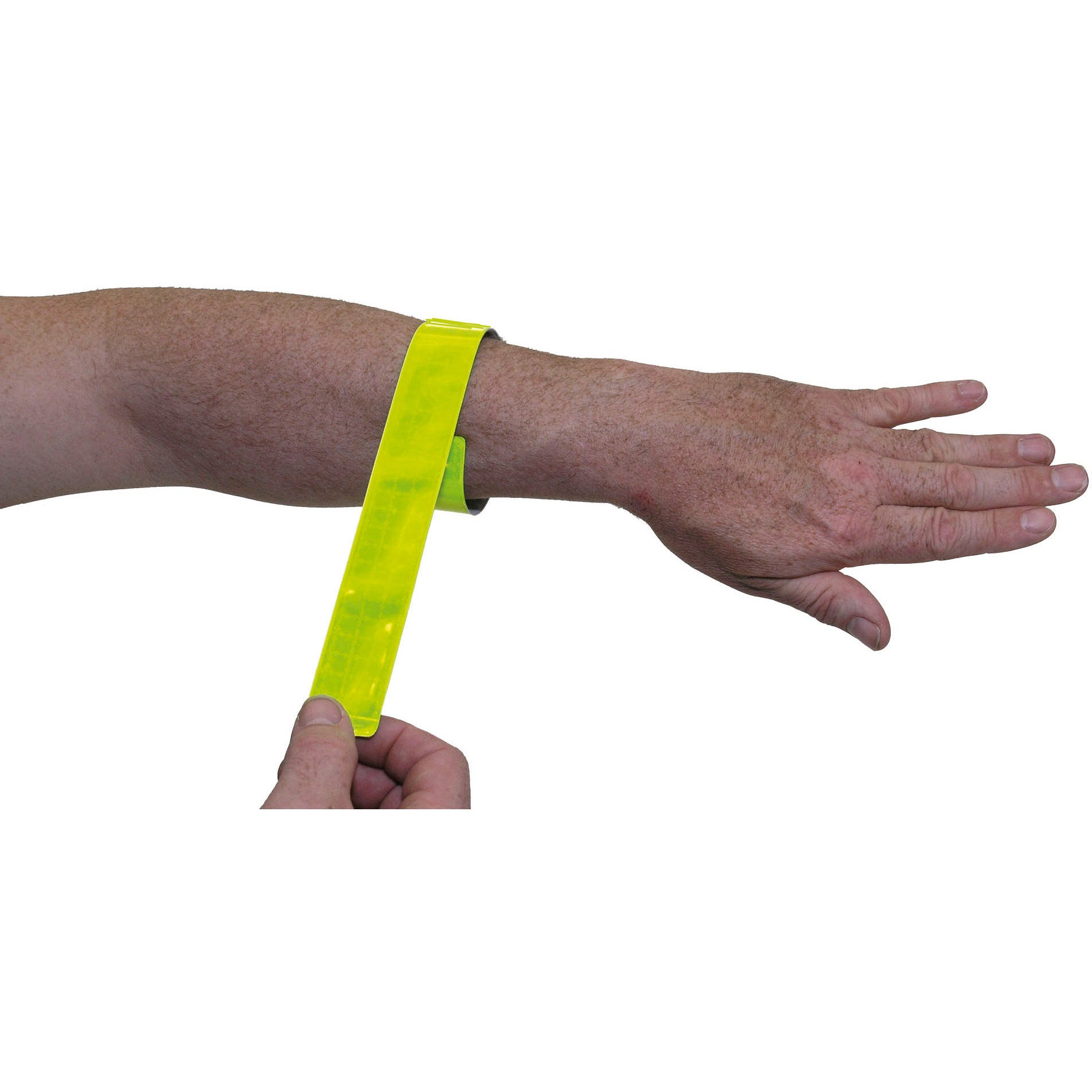 Messingschlager m-wave reflector snapwrap armen en benen geel (2st)