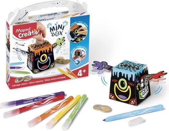 Joustra heeft creatieve fluweelkleuren in kaart gebracht en een spaarpot gemaakt