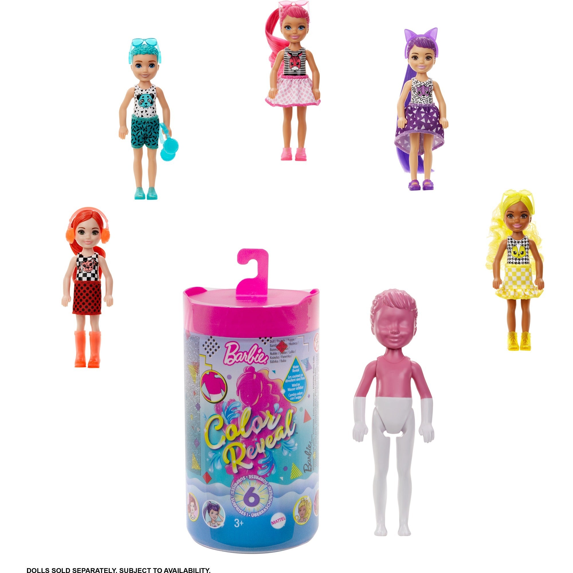 Mattel onthult kleuren Chelsea