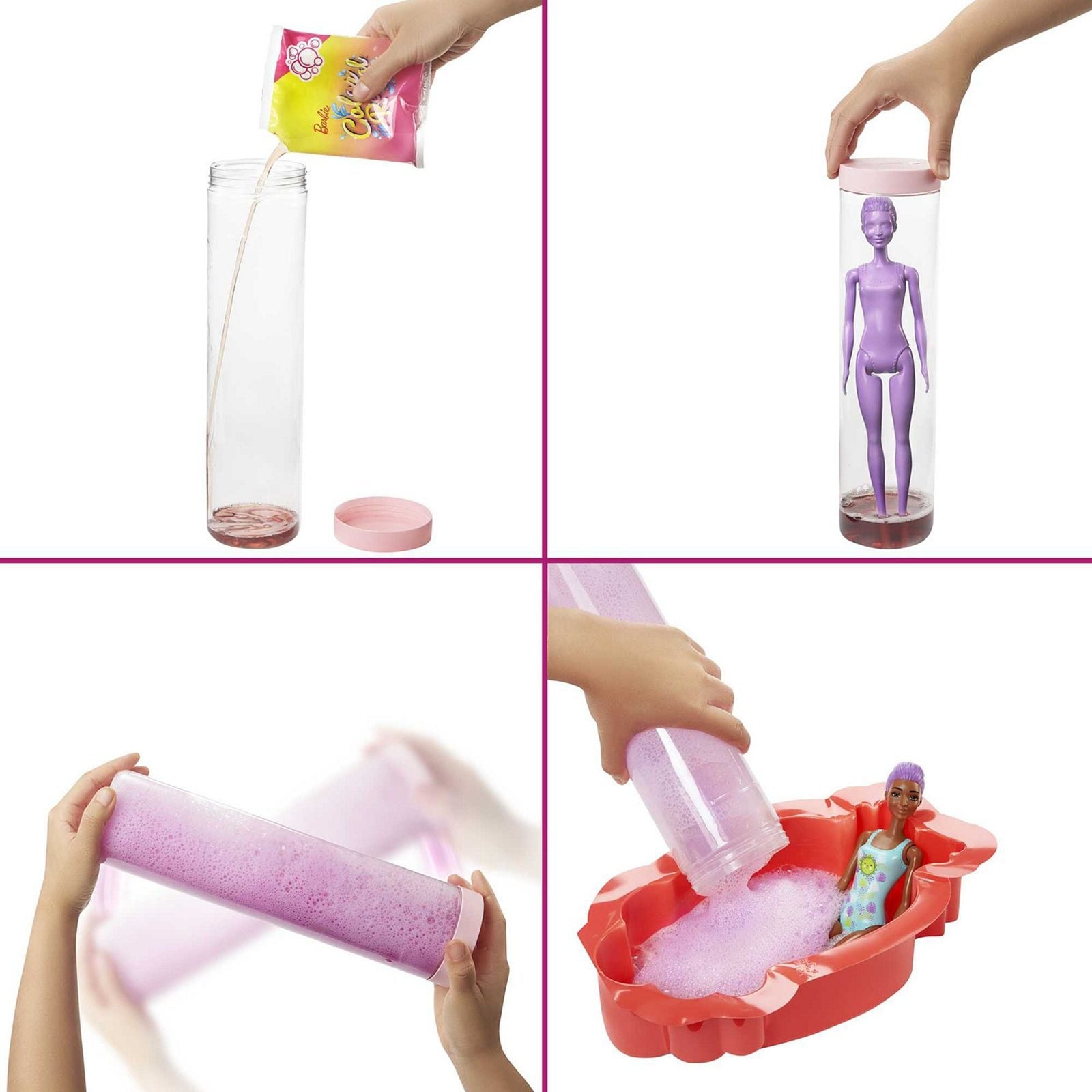 Mattel kleuronthulling Schuim Aardbei