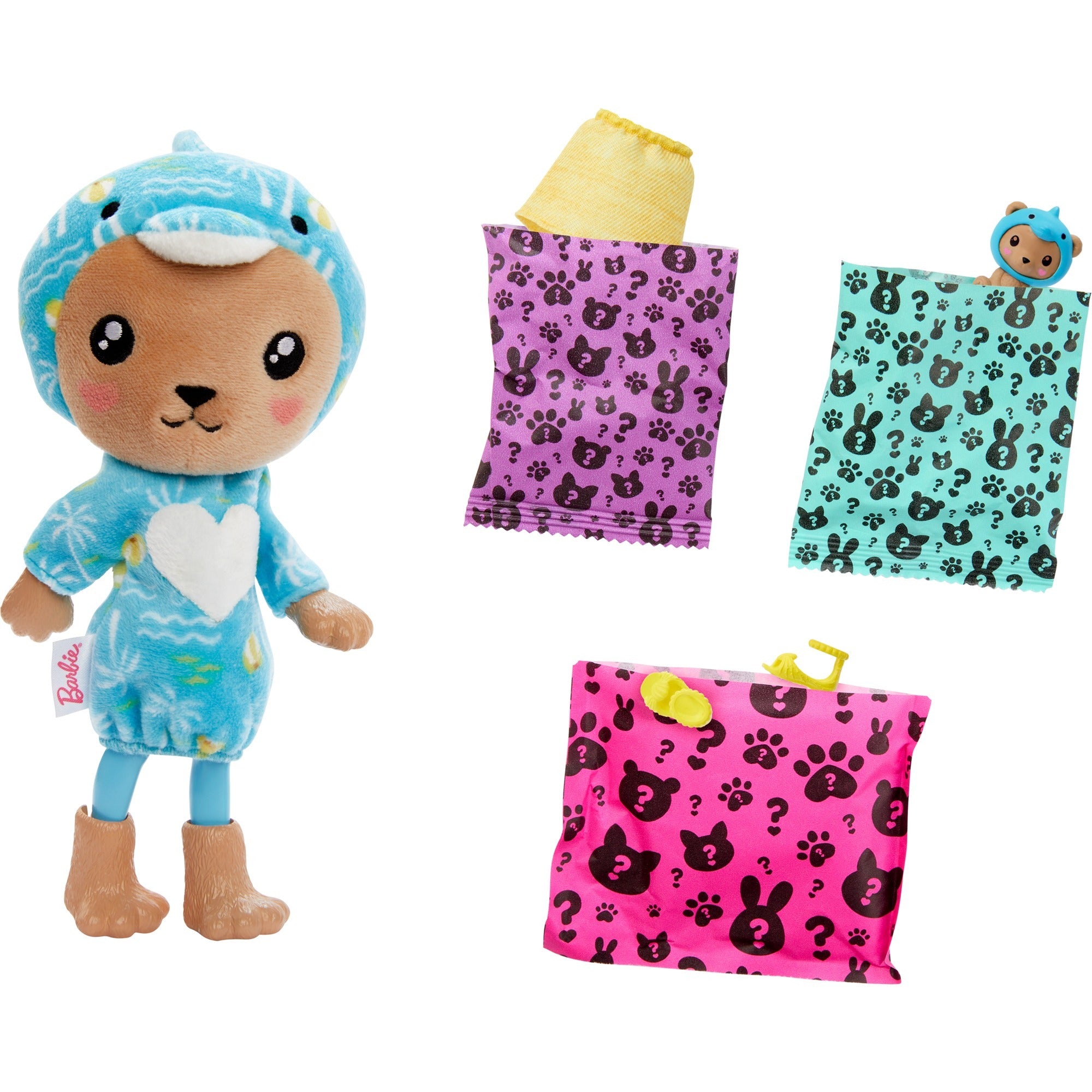 Mattel Cutie Reveal Chelsea Teddybeer als dolfij