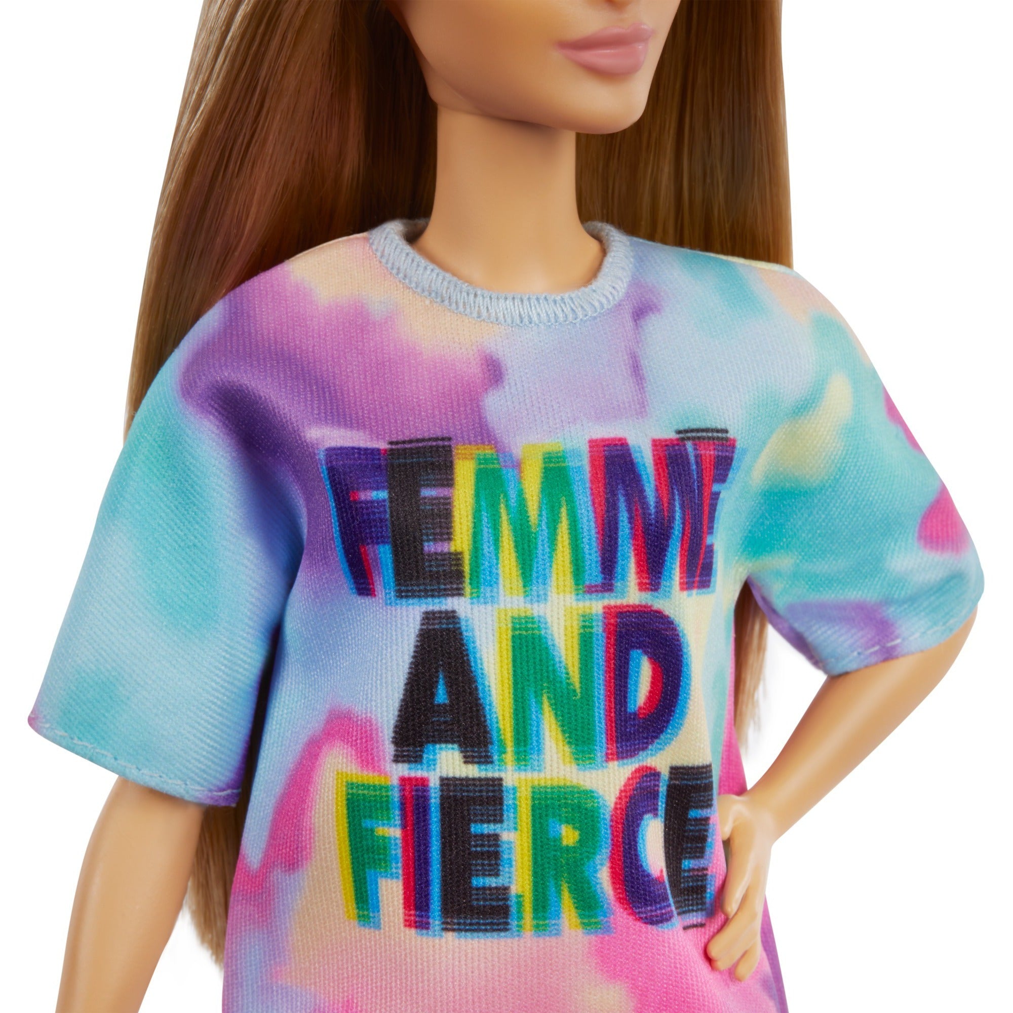 Mattel Fashionistas Doll 159 Tie-Dye T-shirtjurk