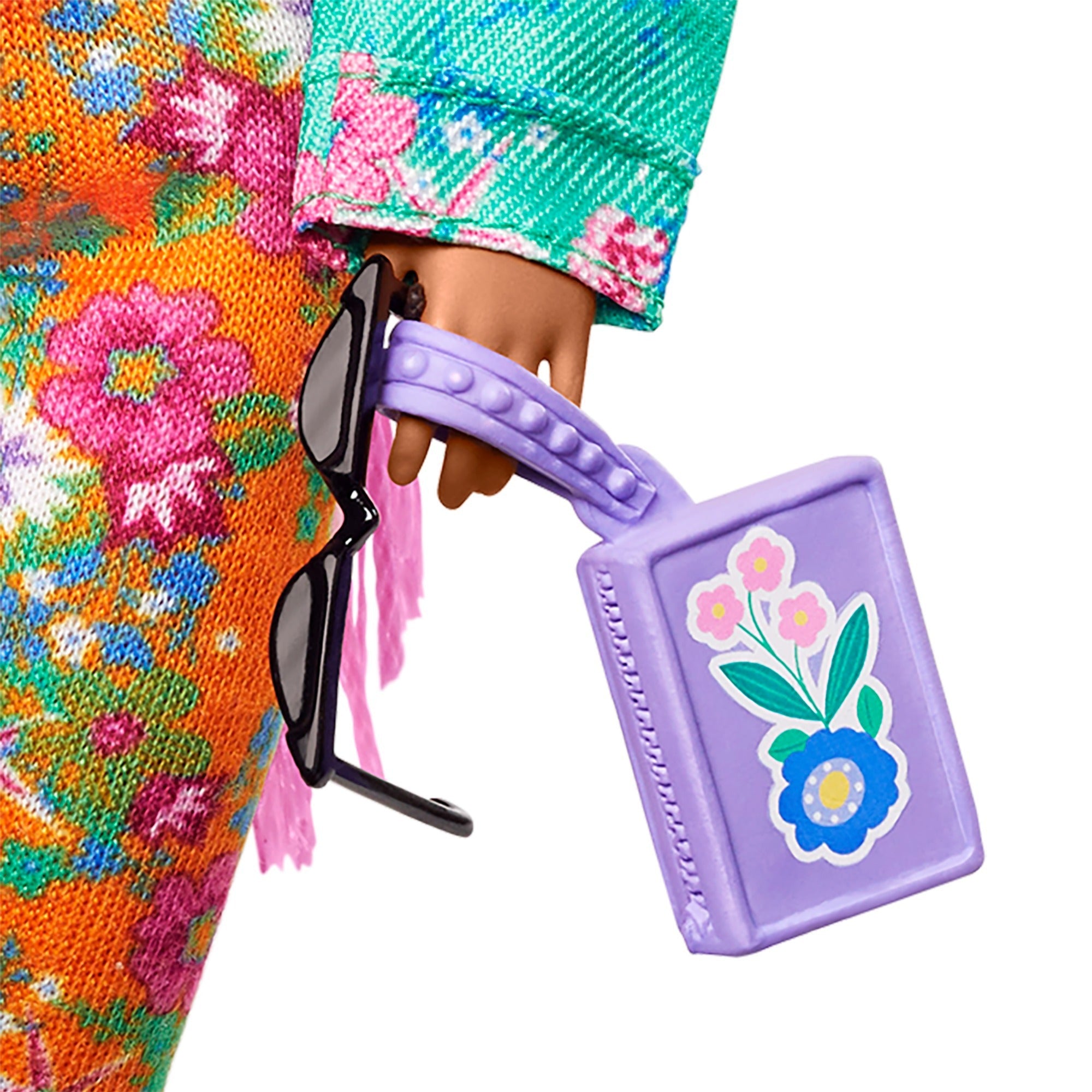 Mattel Extra Doll 10 bloemenprintjasje met DJ-muis