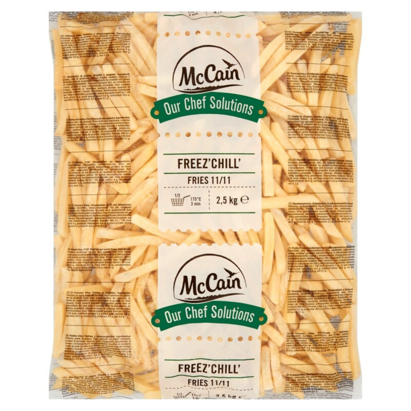 Mccain freez’ chill’ friet 11 mm (5x 2.5 kg)