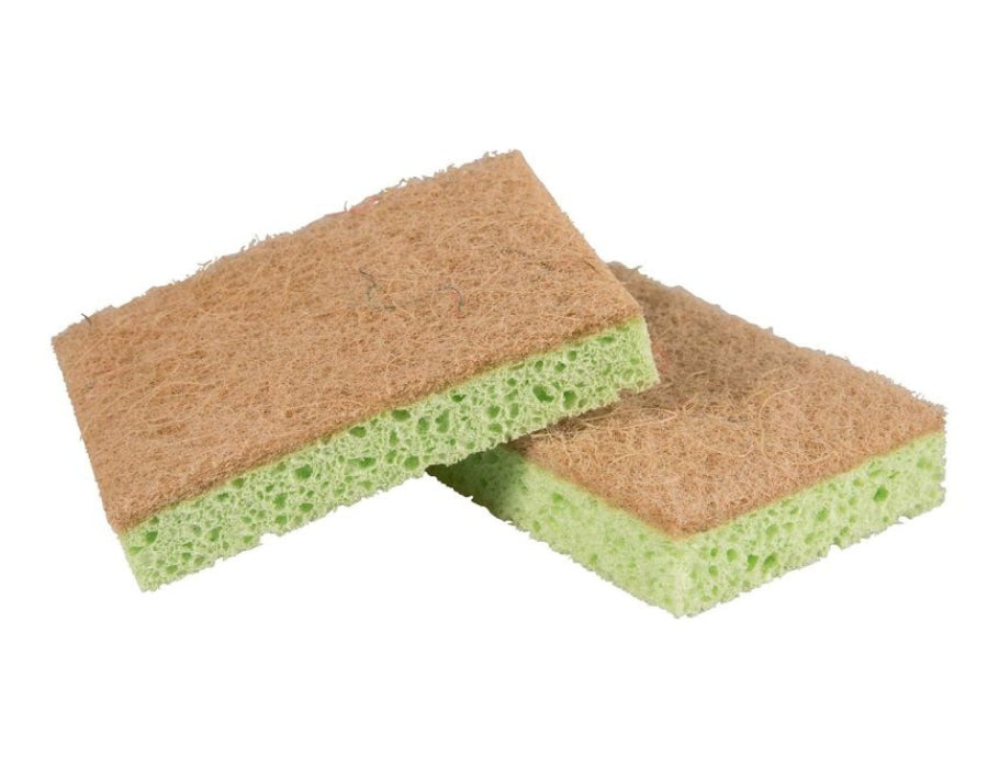 Memo duurzame sisal schuursponsjes - 2 stuks