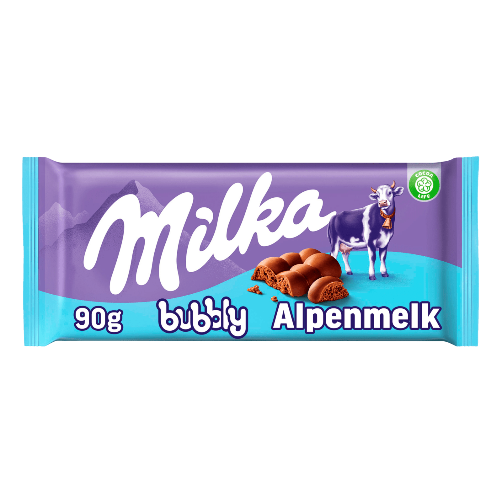 Milka bubbly melkchocolade (14x 90gr)