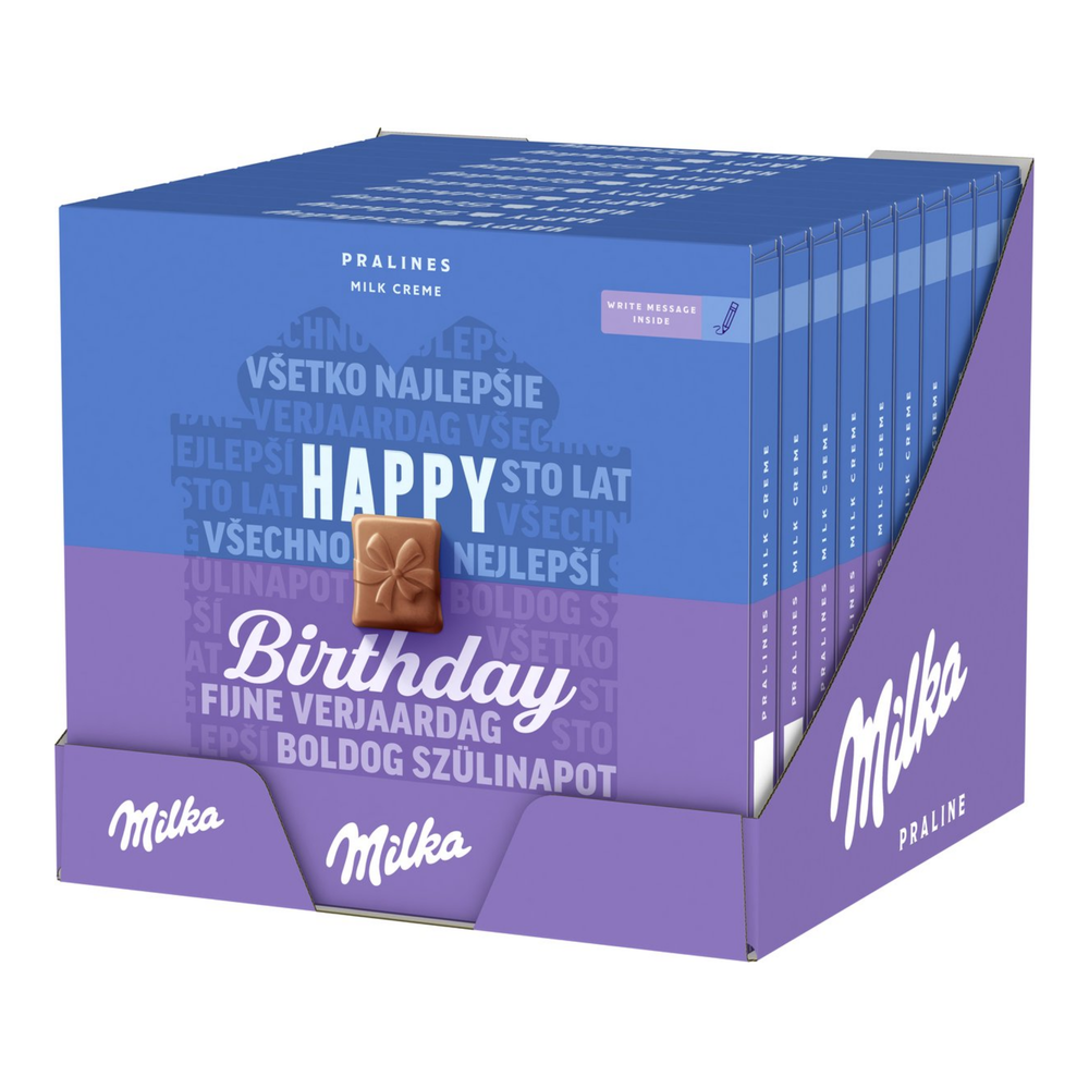Milka happy birthday (10x 110gr)