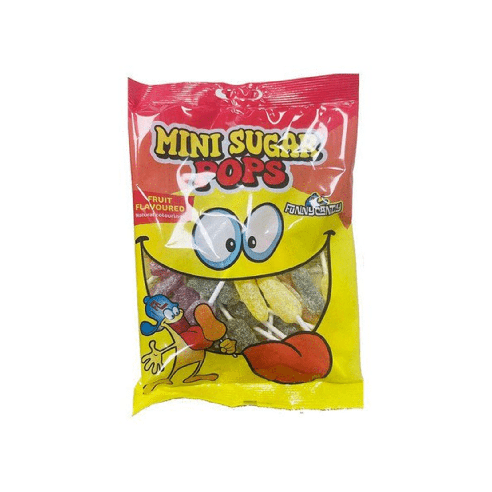 Funny candy mini sugar pop zak (24x 150gr)
