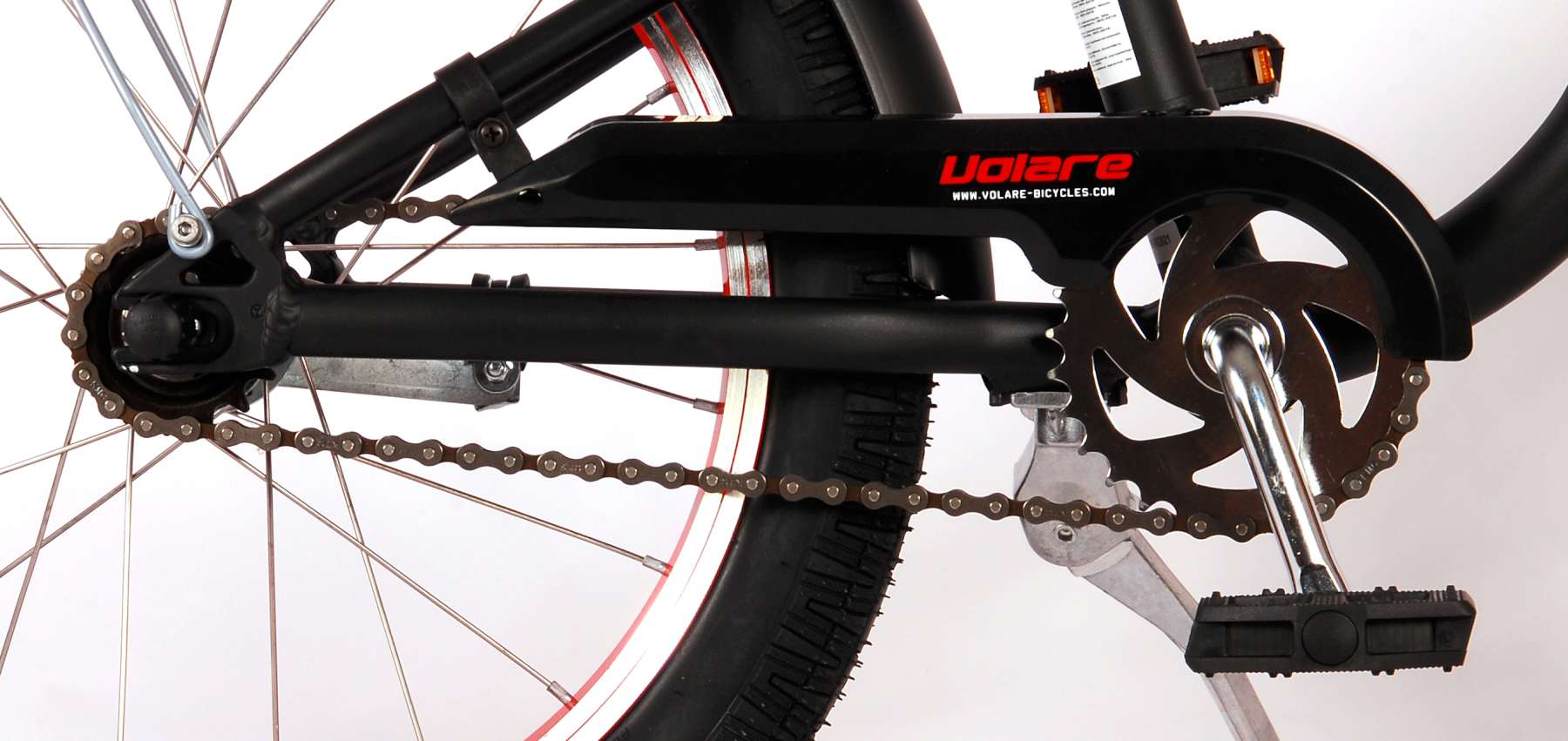 Volare Miracle Cruiser Kinderfiets - Jongens - 18 inch - Mat Zwart - Prime Collection