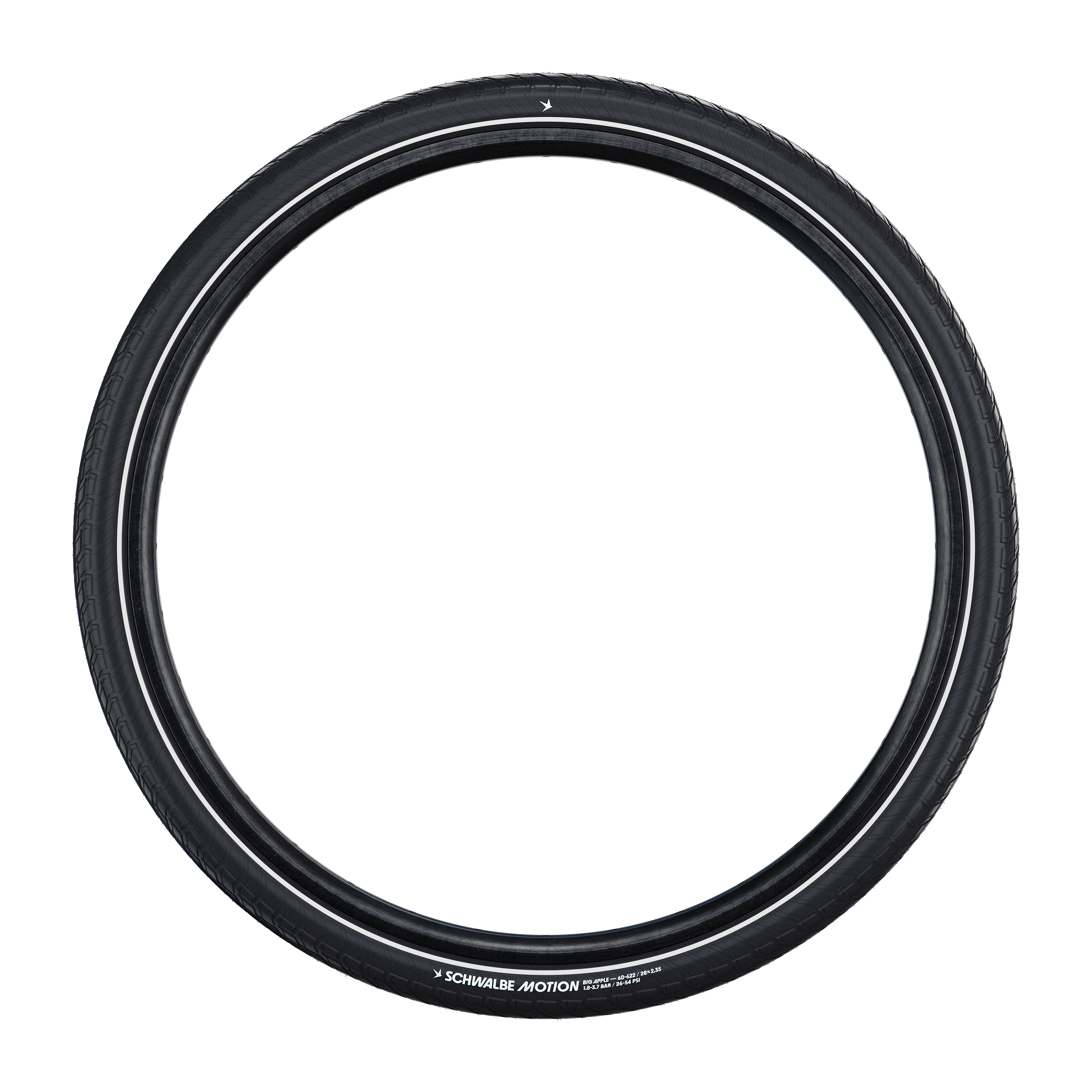 Schwalbe benelux b.v. schwalbe draadband motion big apple 50-305 +r zwart