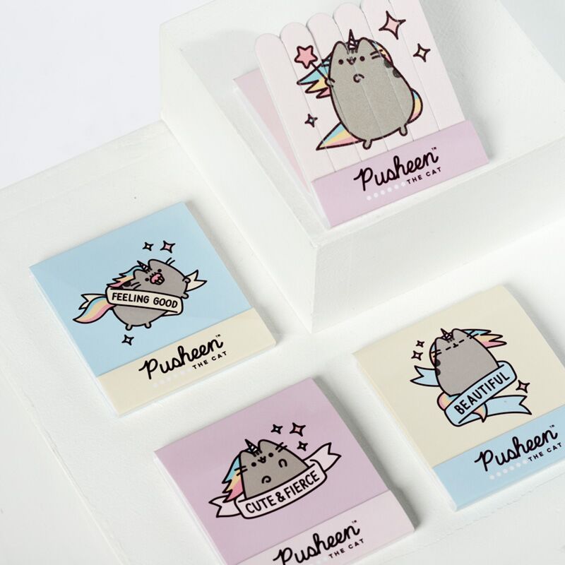 Union pusheen de kat pusheenicorn luciferboekje nagelvijlen