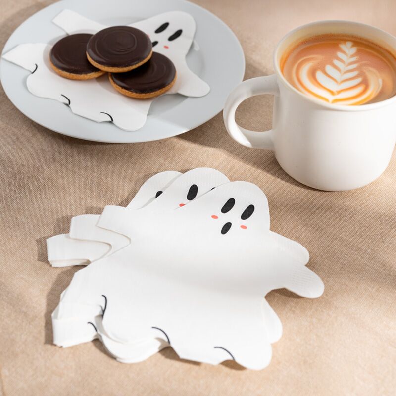 Halloween spookpak van 12 3-laags papieren feestservetten