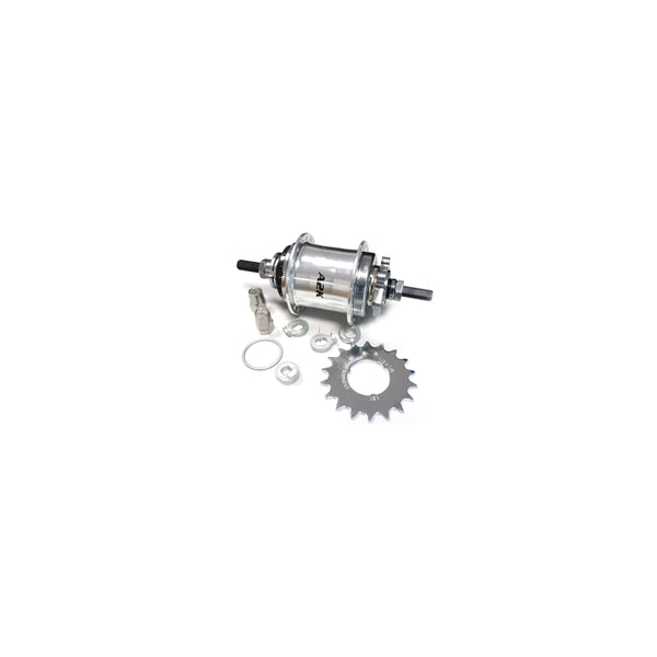 Sturmey Archer gear hub parts set automatic a2k dual. automatic hub st.a. disc 36h. silver