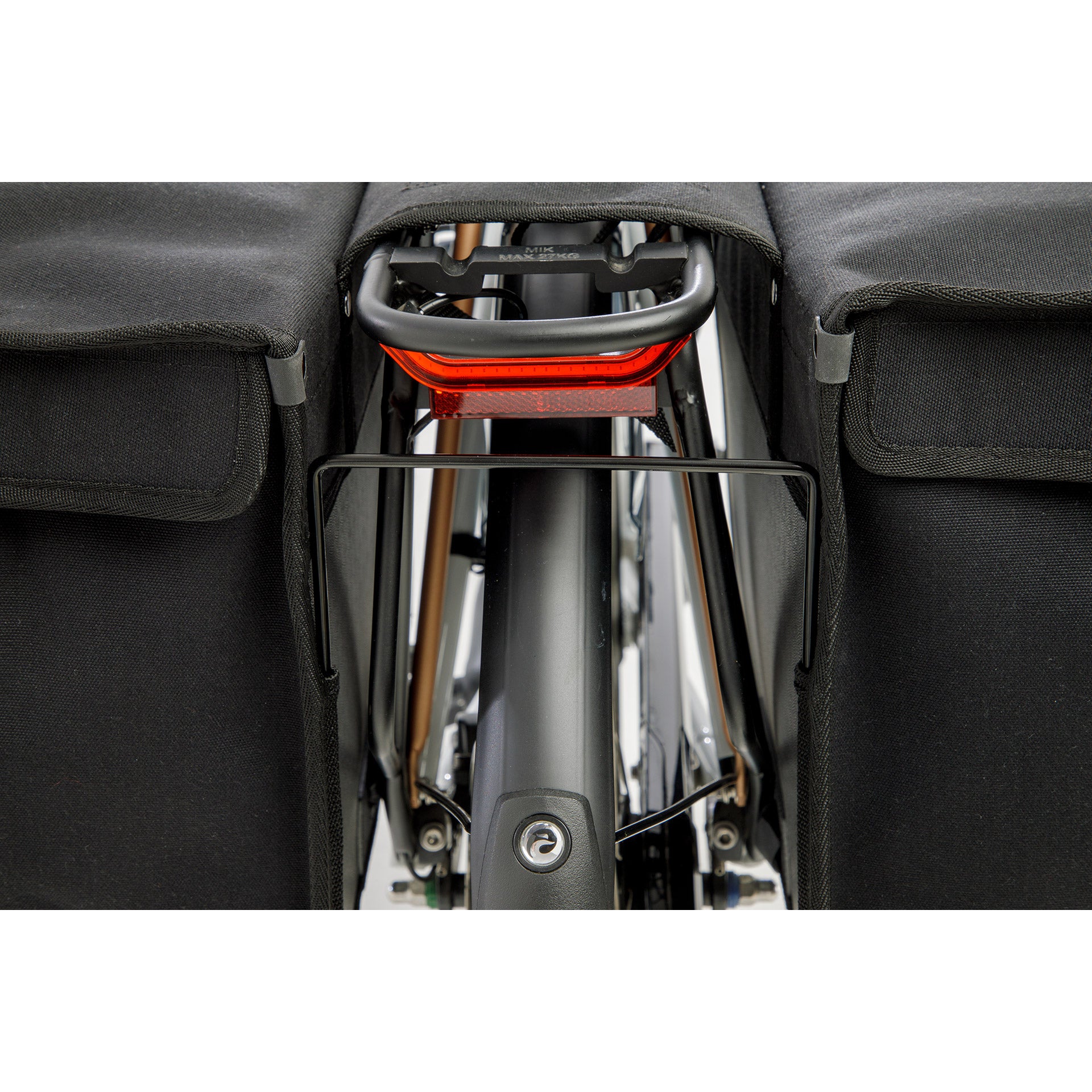 Newlooxs tas new looxs double pannier camping zwart | 66l