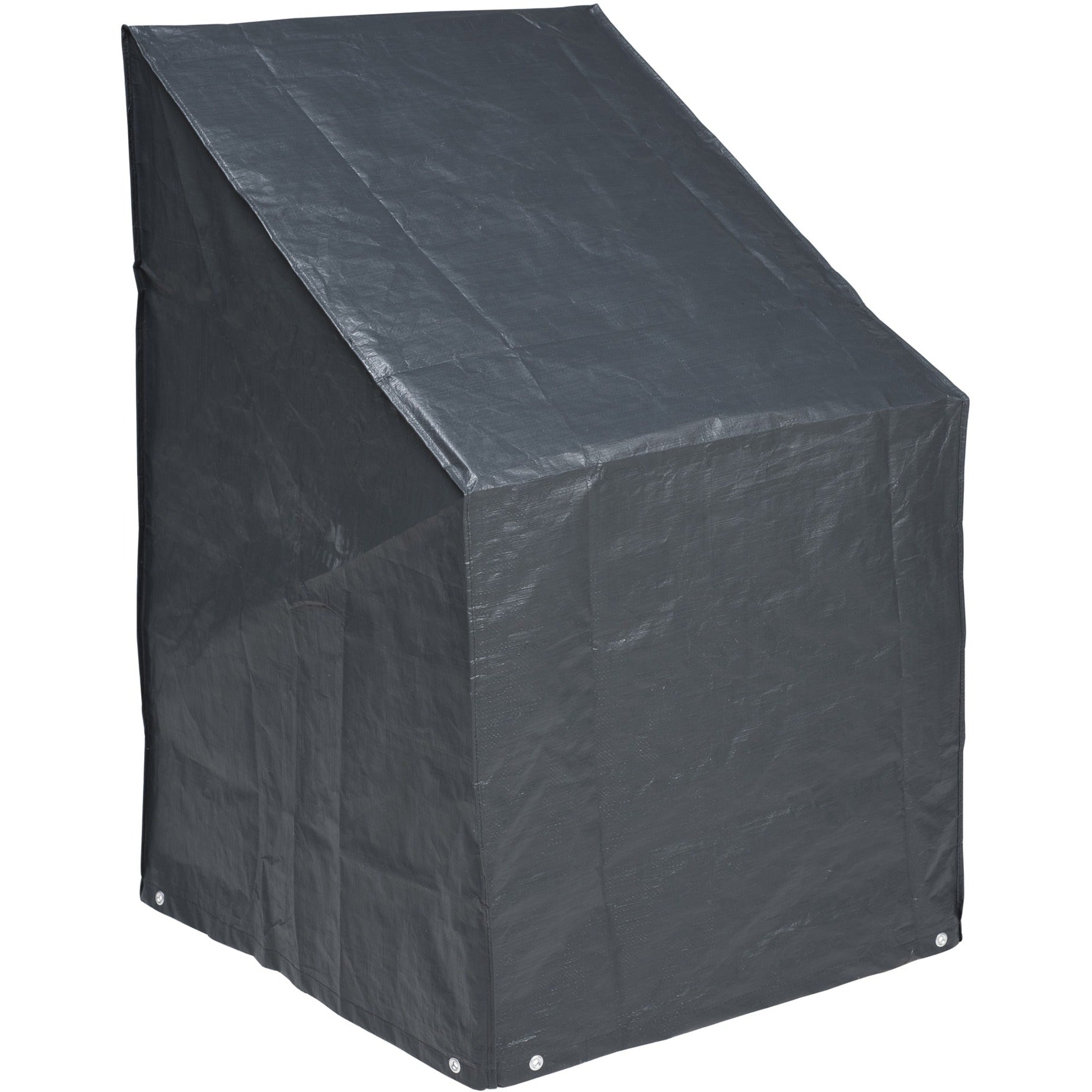 Natuur Natuur Tuinmeubelafdekhoes voor gestapelde stoelen