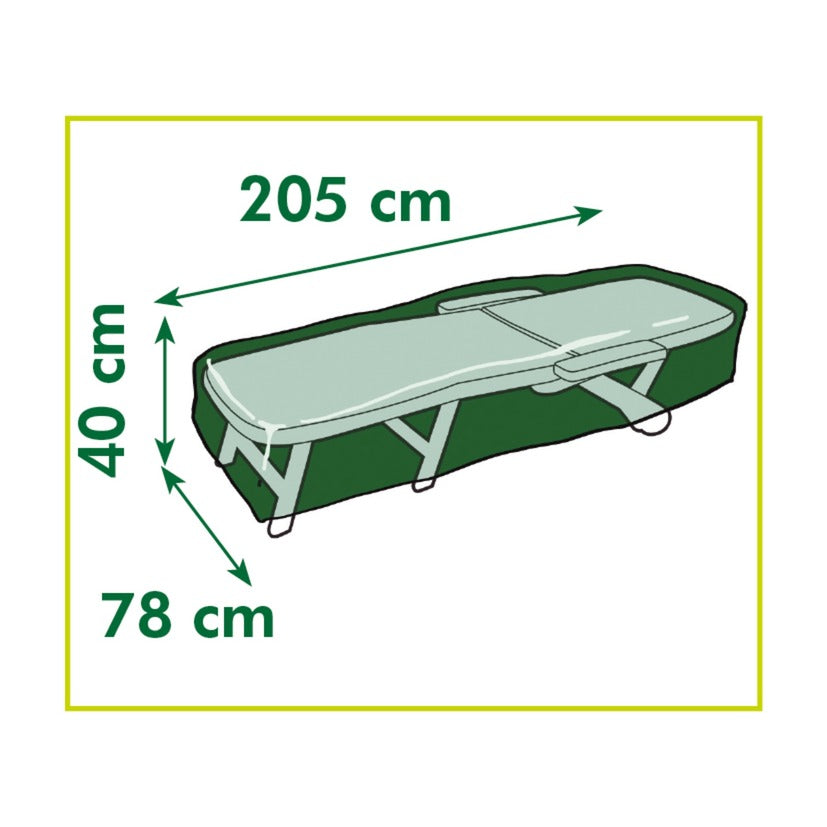 Natuur Natuur Tuinmeubelafdekhoes voor ligstoel