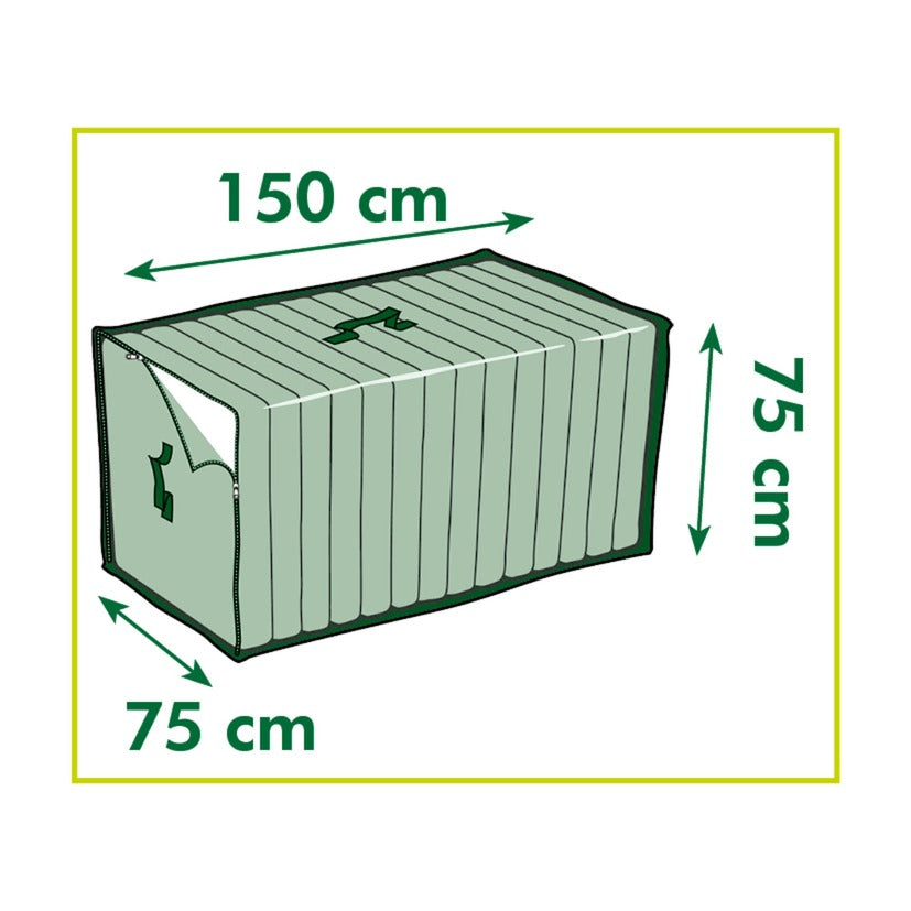 Natuur Natuur Tuinmeubelafdekhoes voor loungekussens (verschille
