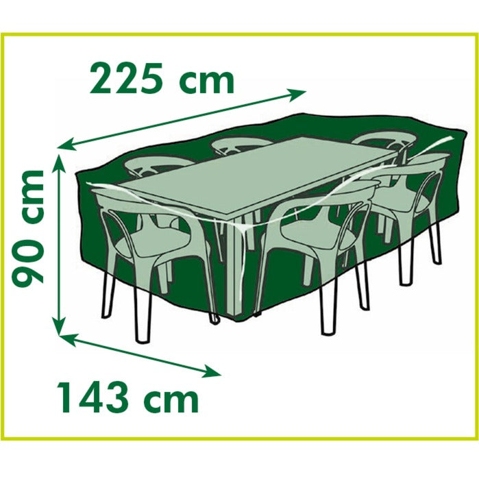Natuur Natuur Tuinmeubelafdekhoes voor stoelen en tafels